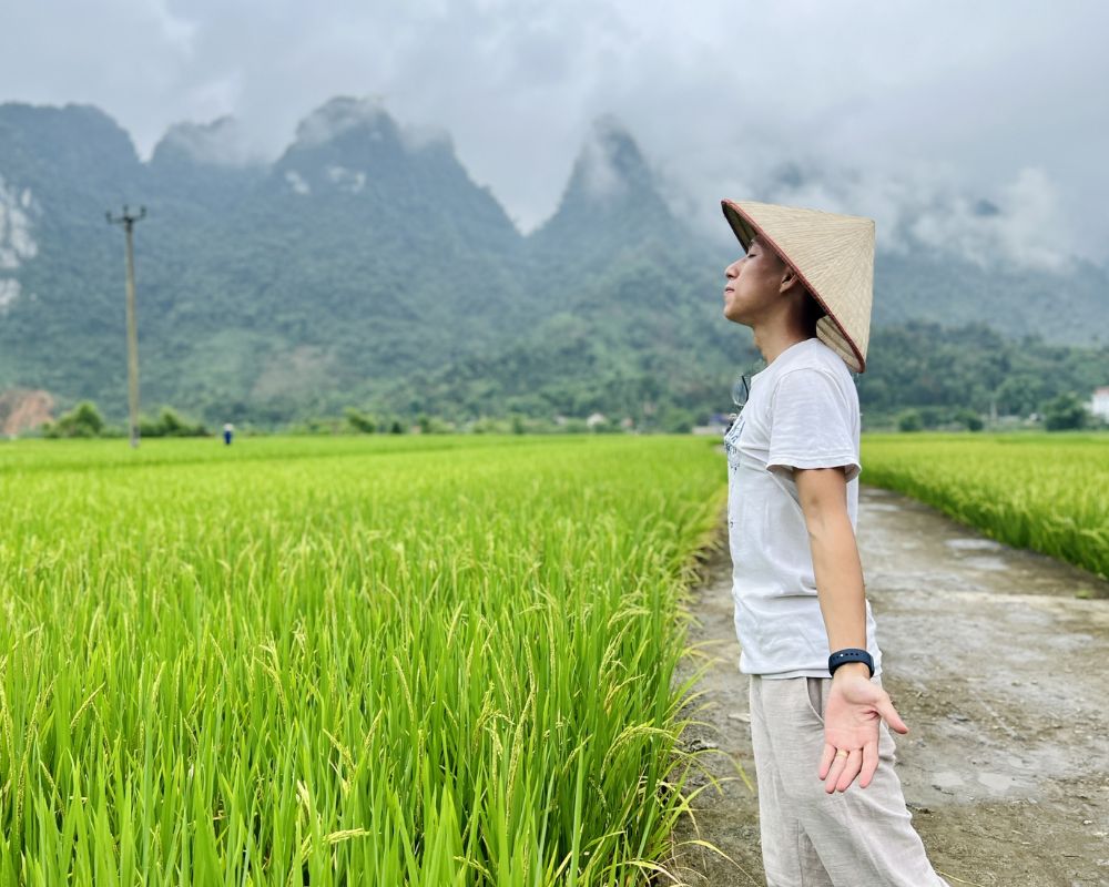 Cycling in ninh binh map