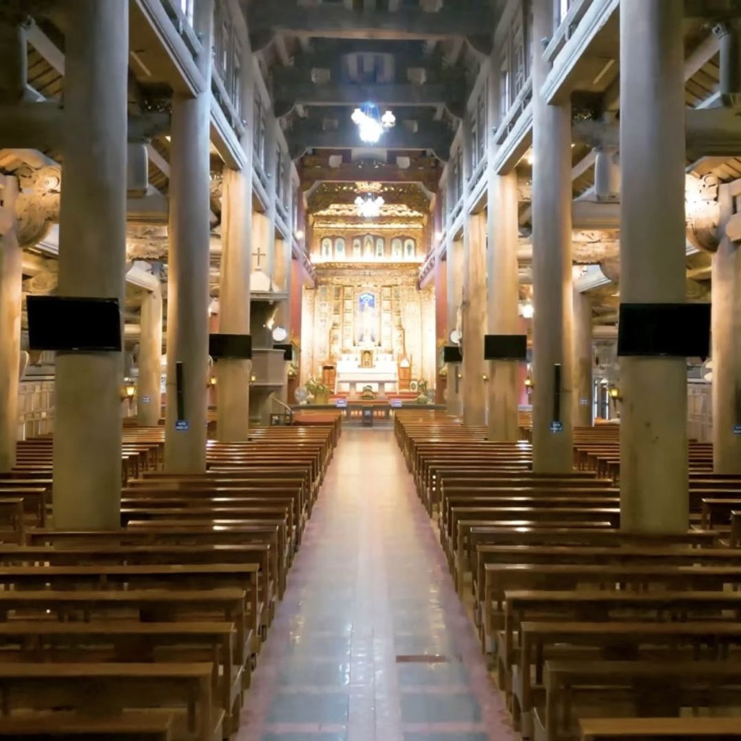 Ninh Binh has famous cathedral